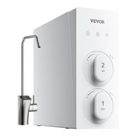 Reverse Osmosis System, 600 GPD 8-stage Tankless Reverse Osmosis Water Filter, Under Sink Water Filtration System with Smart Display Faucet