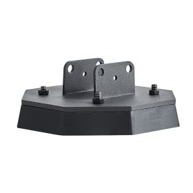 RV Leveling Pads, 4-Pack Rubber Trailer Jack Pads, Each with 5000 lbs Capacity, Standard Jack Stabilizer Pad with Large Surface Area